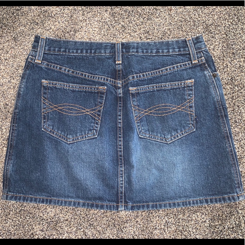 Vintage Abercrombie & Fitch Denim Skirt - Picture 2 of 2